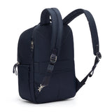 Pacsafe W 10L anti-theft backpack with secure zippers and padded straps, designed for everyday use and travel.