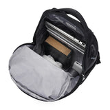 Pacsafe EXP 28L anti-theft backpack with padded straps, multiple compartments, and secure locking features for travel and daily use.