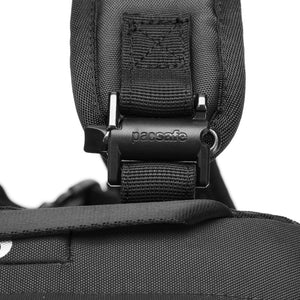Pacsafe V 24L anti-theft active backpack with secure zippers, padded straps, and multiple compartments for daily use.