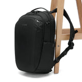 Pacsafe V 26L Anti-Theft Tour Backpack with secure zippers and padded straps, designed for travel and everyday use.