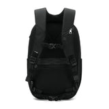 Pacsafe V 26L anti-theft tour backpack with padded straps and multiple compartments, designed for secure travel.