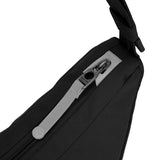Pacsafe Go Anti Theft Lunar Crossbody Bag in Jet Black, stylish and secure crossbody purse with anti-theft features and compact design.