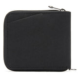 Pacsafe RFID blocking bifold wallet with multiple card slots and secure design, made of durable material for everyday use.