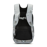 Pacsafe Anti-Theft 20L City Backpack in digital gray with multiple compartments and secure design for everyday urban use.