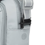 Pacsafe V Anti-theft Companion Crossbody bag in black with adjustable strap and secure zipper closure.