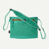 Aqua stone Patagonia Terravia Sacoche Bag 3L with adjustable strap and compact design for everyday carrying.