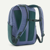 Blue Patagonia Atom Day Pack 24L backpack with adjustable straps and multiple compartments for everyday carrying.