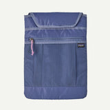Blue Patagonia Atom Day Pack 24L backpack featuring multiple compartments and padded shoulder straps for comfortable carrying.