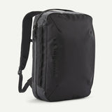 Patagonia Black Hole Micro MLC 22L backpack showing durable black fabric, shoulder straps, and compact design for travel and daily use.
