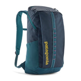 Patagonia Black Hole Pack 25L backpack with durable black weather-resistant fabric and adjustable shoulder straps.