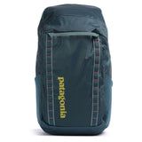 Patagonia Black Hole Pack 32L backpack with durable black fabric, adjustable straps, and multiple compartments for outdoor use.