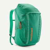 Patagonia Black Hole Pack 32L backpack with black durable fabric, padded shoulder straps, and multiple storage compartments.