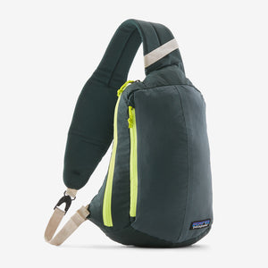 Patagonia Ultralight Black Hole® Sling 8L backpack in black, showing compact design and adjustable strap for outdoor use.