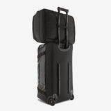 Patagonia Black Hole® MLC® 45L travel duffel bag with roll-top closure and side handles, shown in black.