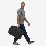 Patagonia Black Hole® MLC® 45L travel backpack with durable black fabric and multiple compartments for versatile carrying.