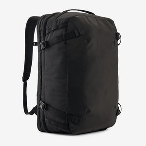 Black Patagonia Black Hole® MLC® 45L travel backpack with durable black fabric and multiple compartments.
