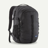 Patagonia Refugio Daypack 26L in black, showing the front view with adjustable shoulder straps and multiple compartments.