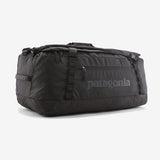 Black Patagonia Black Hole® Duffel Bag 70L with carry straps and zippered compartments, ideal for travel and outdoor adventures.