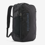 Patagonia Black Hole® Mini MLC® 30L travel backpack with black durable water-resistant fabric and multiple compartments.