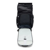 Peak Design Outdoor Backpack 25L in cloud color, showing durable fabric, multiple compartments, and ergonomic shoulder straps.
