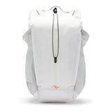 Peak Design 45L outdoor backpack with multiple compartments and padded straps, shown in cloud color.