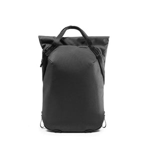 Black Peak Design Everyday Totepack 20L with adjustable shoulder strap and multiple compartments for versatile everyday use.