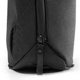 Black Peak Design Everyday Totepack 20L with multiple compartments and adjustable straps shown from a front angle.