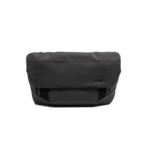 Black Peak Design Field Pouch V2 with multiple compartments and adjustable strap, ideal for organizing accessories.