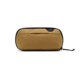 Black Peak Design Small Wash Pouch with zipper closure, compact travel organizer for toiletries and personal items.