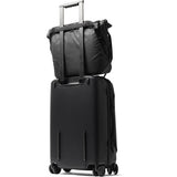 Peak Design Roller Pro Carry-On luggage in sage, featuring a sleek design with sturdy wheels and a compact, travel-ready build.