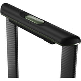Peak Design Roller Pro Carry-On luggage in sage color with handle and wheels, designed for travel convenience.