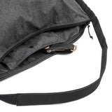 Peak Design packable tote bag folded flat, lightweight and compact for easy carrying and storage.