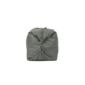 Peak Design Shoe Pouch in sage color, compact travel accessory with zip closure and lightweight design for organizing shoes.