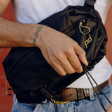 Black Peak Design Outdoor Sling 7L backpack sling with adjustable strap and compact design for outdoor activities.