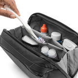Peak Design Wash Pouch toiletry bag in coyote X-Pac fabric, featuring a compact, durable design for travel organization.