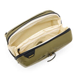Peak Design Wash Pouch toiletry bag in coyote color made with durable X-PAC material, designed for organizing travel essentials.