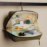 Peak Design Wash Pouch toiletry bag in Coyote X-Pac fabric, compact and durable for travel organization.