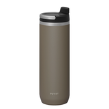 Black Purist Mover 18oz water bottle with a sleek design, made for hydration and durability.