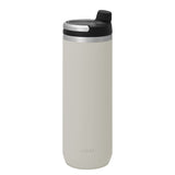 Black Purist Mover 18oz water bottle with a sleek design, featuring the Purist logo and a secure cap for on-the-go hydration.