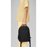 Black Rains Book Daypack with sleek design and adjustable straps, ideal for carrying books and essentials.