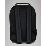 Black Rains Book Daypack with adjustable straps and waterproof material for versatile urban and travel use.