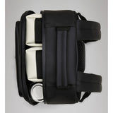 Black Rains Book Daypack with adjustable straps and front pocket, designed for stylish and functional daily use.