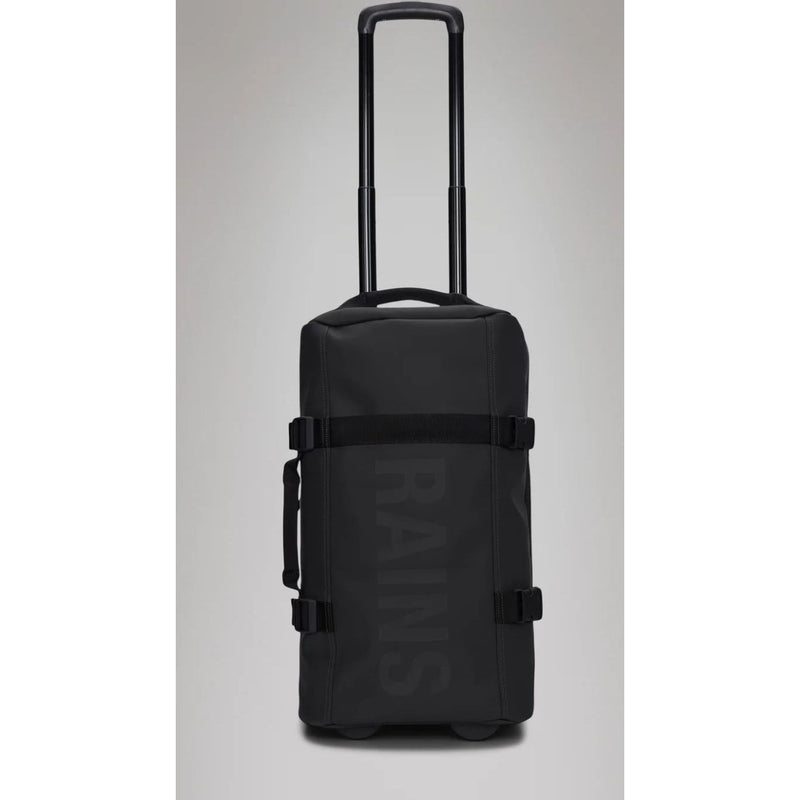 Black Rains Texel Cabin Bag carry-on luggage with durable waterproof material and sleek design.