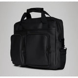 Green Rains Texel Tech Bag with adjustable straps and multiple compartments, designed for stylish, waterproof storage.