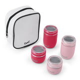 S'well Travel Pod Set of pink accessories with insulated travel pouches and bottle holders for on-the-go hydration.