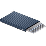 Secrid Cardprotector for MagSafe with sleek black design, holding multiple credit and ID cards securely.