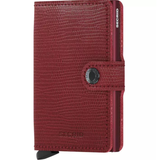 Secrid Miniwallet Rango in vibrant patterned leather, compact wallet with cardholder and cash compartment.