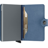 Secrid Miniwallet Original in ice blue with multiple card slots and a sleek compact design for everyday use.