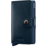 Secrid Miniwallet Original in navy, showcasing its sleek front design and compact wallet structure.