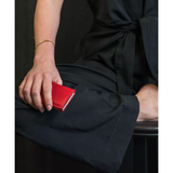 Red Secrid Miniwallet Original wallet with sleek design and compact size, featuring card slots and secure cash pocket.